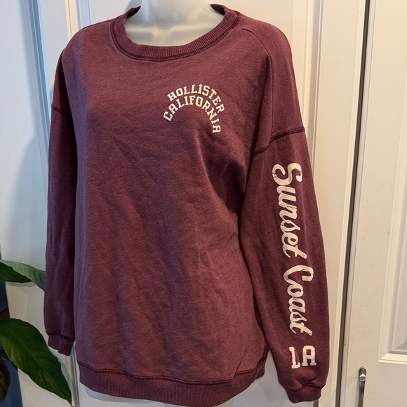 Hollister Tops - Hollister California "Sunset Coast" crewneck sweatshirt Oversized S
